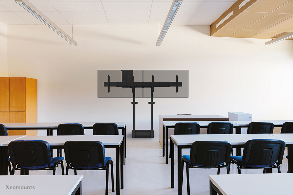 Neomounts WL55-875BL1TV floor stand 55-100" - wall - motorised - TÜV